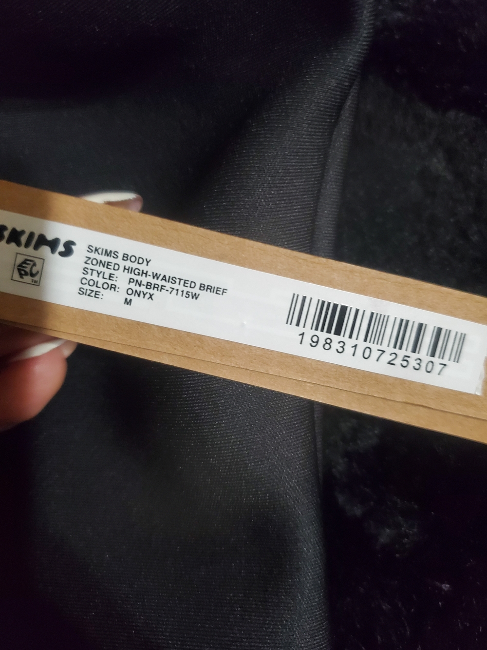 SKIMS Black High-Waist Seamless Shapewear Bodysuit - Picture 3 of 3